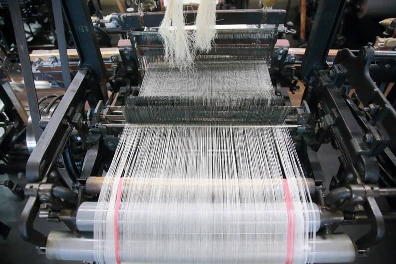 Japanese cotton Ise bleached light weight fabric by the yard how to weave 3 | BANSYO