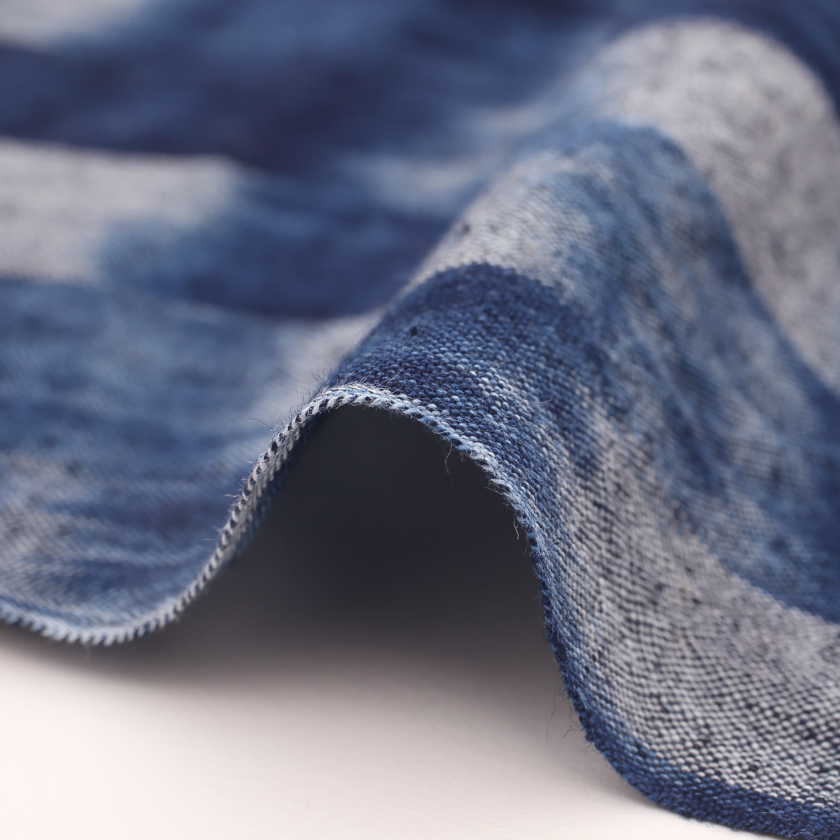 Japanese Premium kasuri fabric Waterfall dye pattern – yard detail | BANSYO