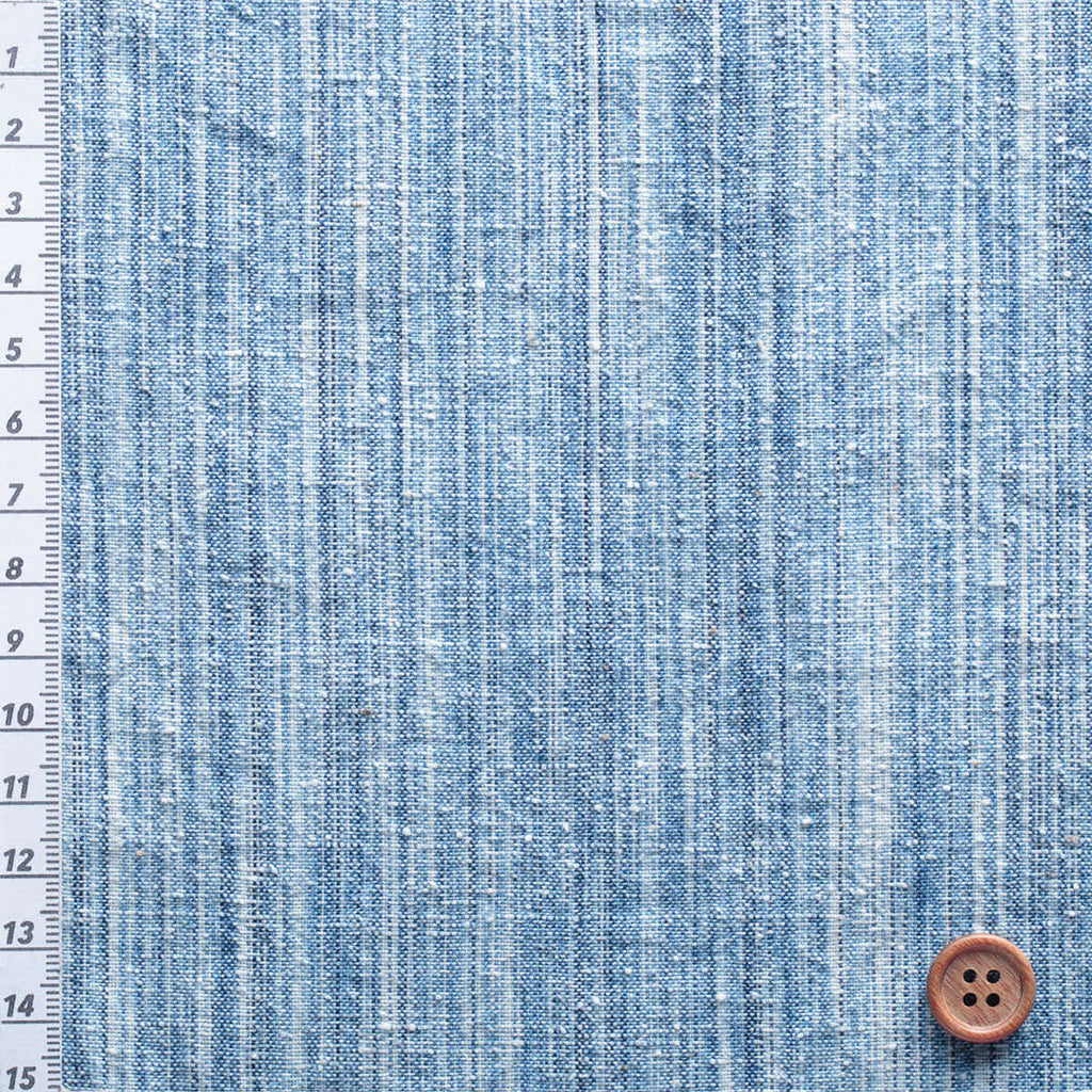 Japanese Indigo kasuri fabric Kon-Hake Dark Blue brush pattern fabric texture | BANSYO