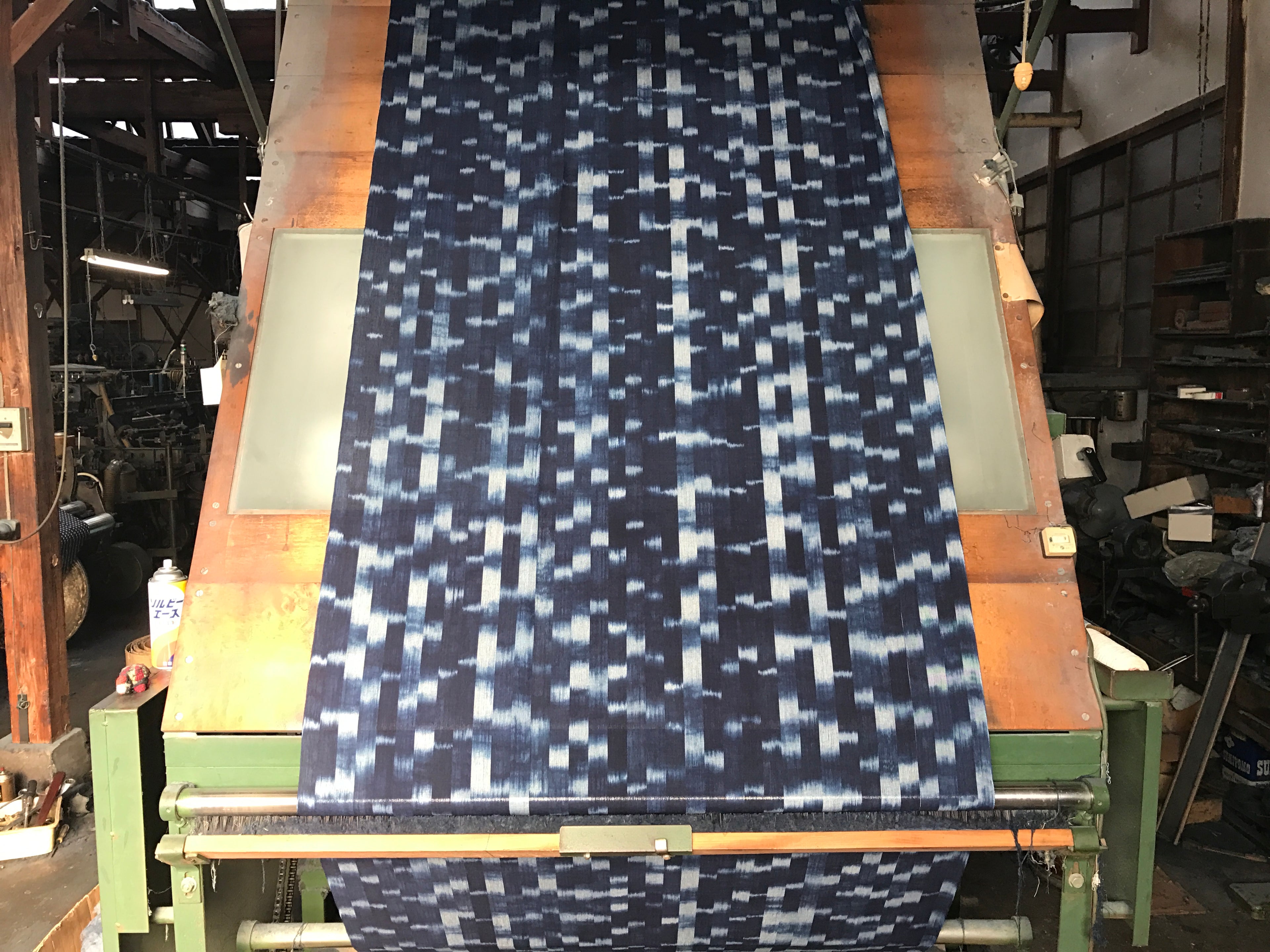 Japanese Premium kasuri fabric Waterfall dye pattern – yard how to | BANSYO