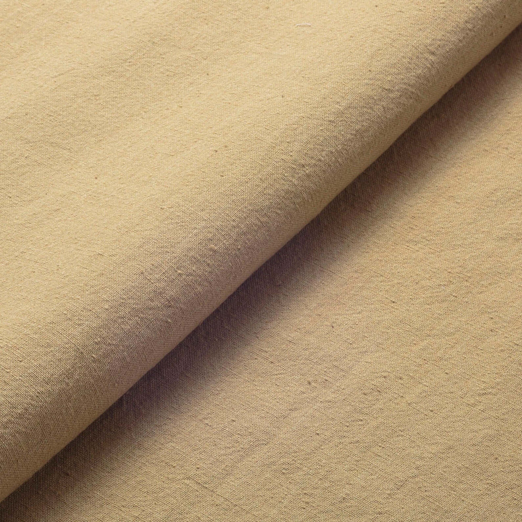 Japanese premium fabric natural plants dyed Fuuai pomegranate cotton fabric close up | BANSYO