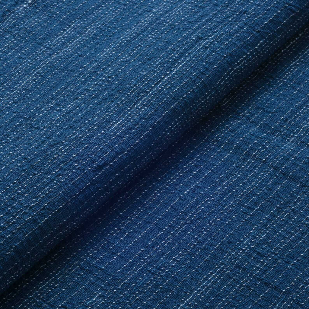 Japanese Premium kasuri crepe fabric Mensya-bunjin by the yard full view b | BANSYO