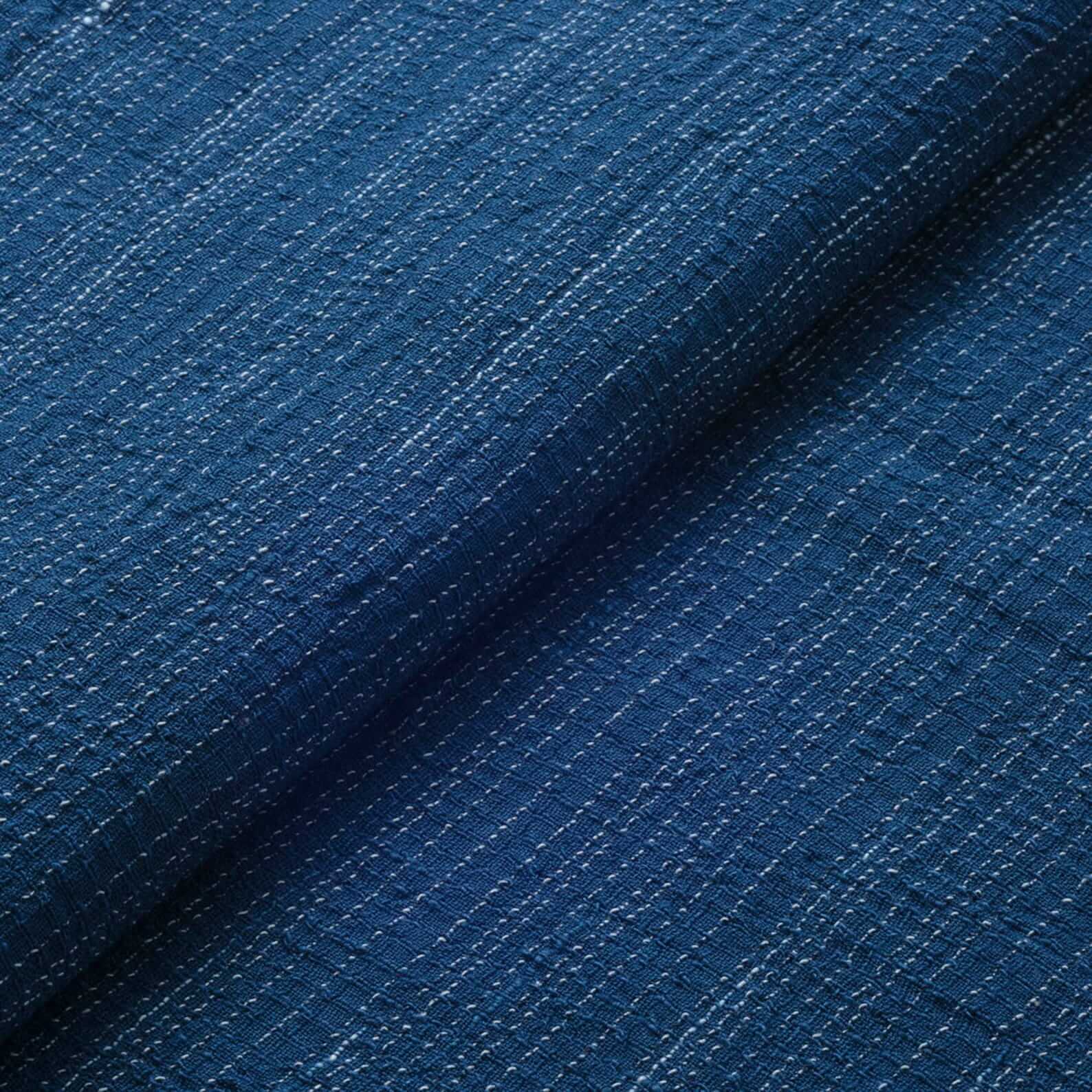 Japanese Premium kasuri crepe fabric Mensya-bunjin by the yard full view b | BANSYO