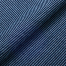 Load image into Gallery viewer, Indigo Fabric by the yard, Sendai stripes
