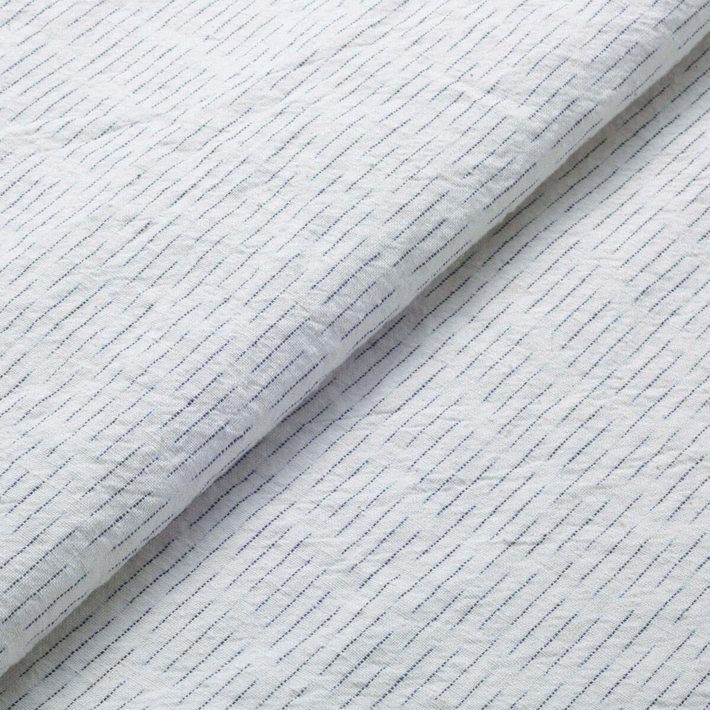 Japanese cotton Chiri Kasuri Fabric Scattered Ikat 100cm Width by the yard close up | BANSYO