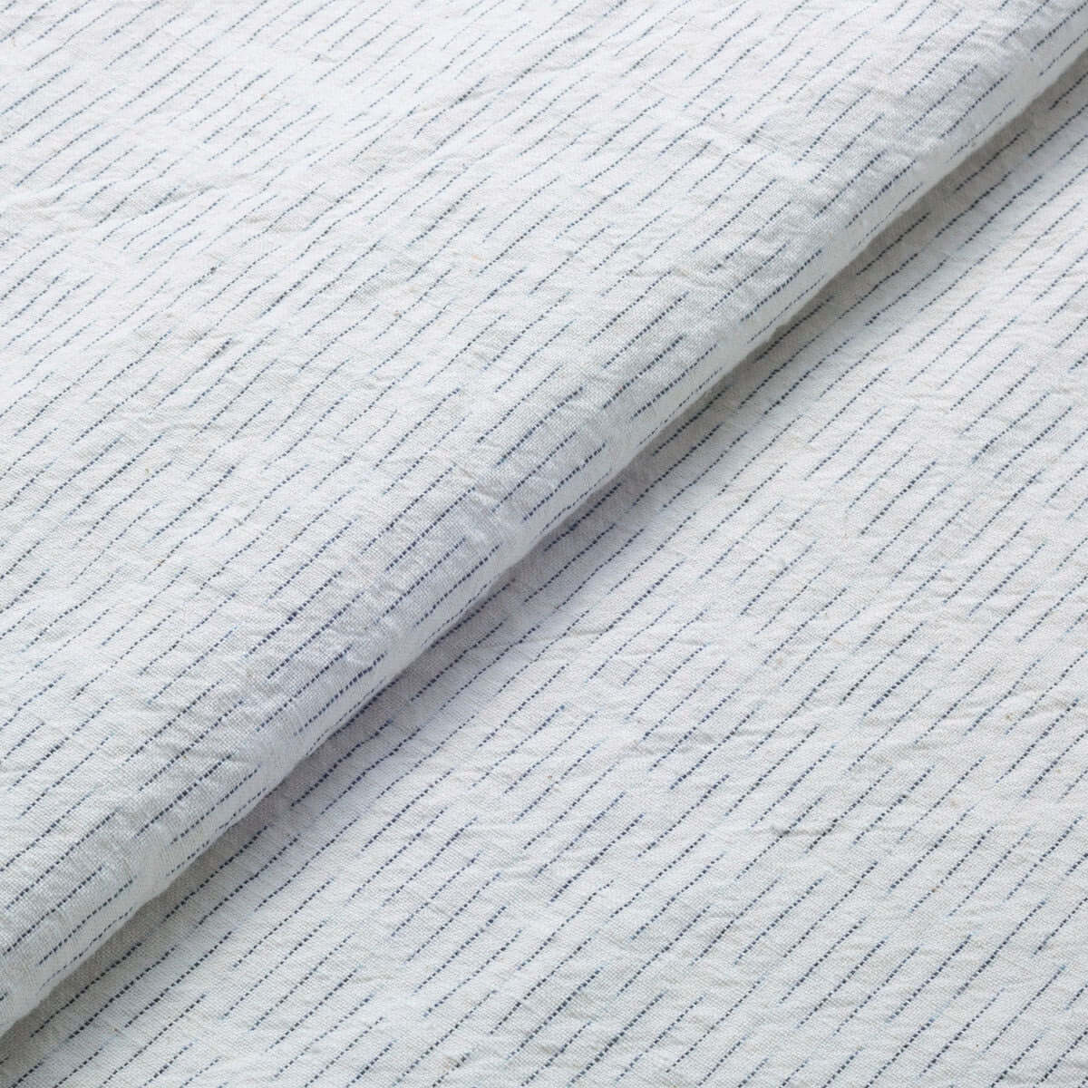 Japanese cotton Chiri Kasuri Fabric Scattered Ikat 100cm Width by the yard close up | BANSYO