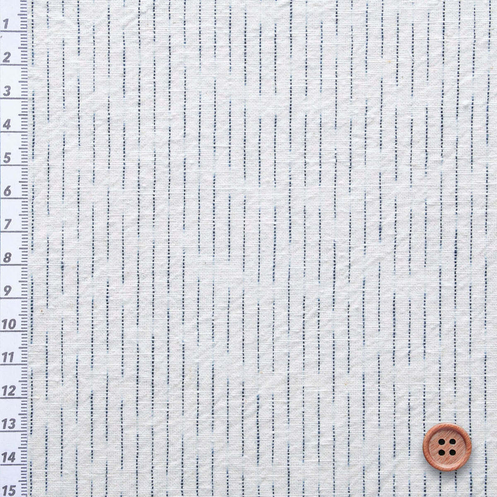Japanese cotton Chiri Kasuri Fabric Scattered Ikat 100cm Width by the yard texture | BANSYO