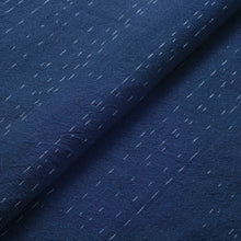 Load image into Gallery viewer, Indigo kasuri fabric by the yard, Kosame-Shima(drizzle stripes)
