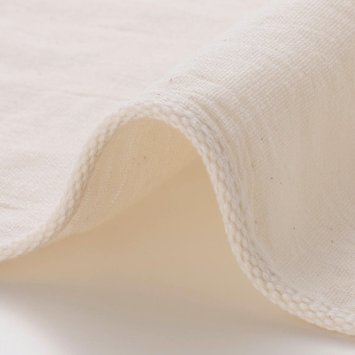 Japanese Premium Gauze ecru fabric Senshu 2.5-layered detail | BANSYO