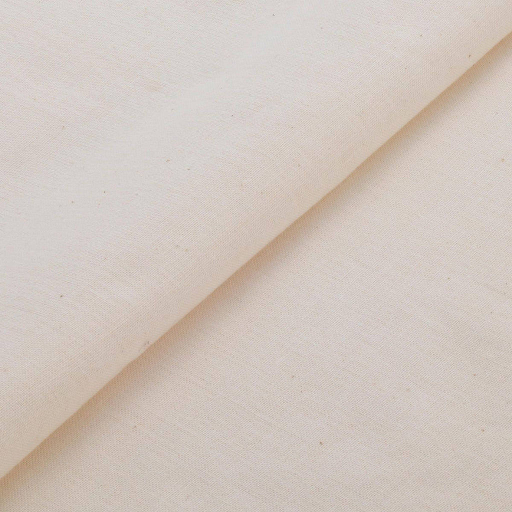 Japanese cotton light fabric Ise ecru by the yard close up | BANSYO