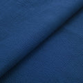 Japanese cotton light Seersucker Fabric Awa Indigo Navy Blue – Yard close up | BANSYO