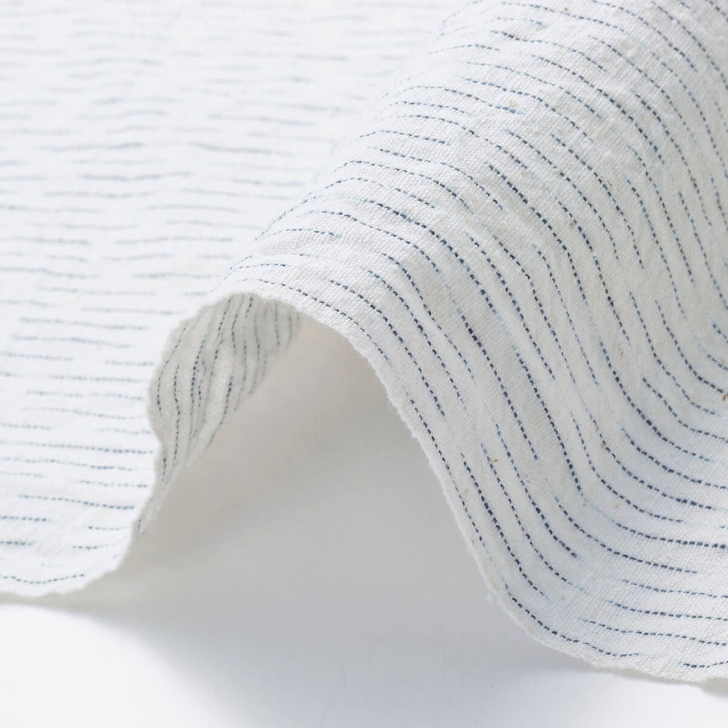 Japanese cotton Chiri Kasuri Fabric Scattered Ikat 100cm Width by the yard detail | BANSYO