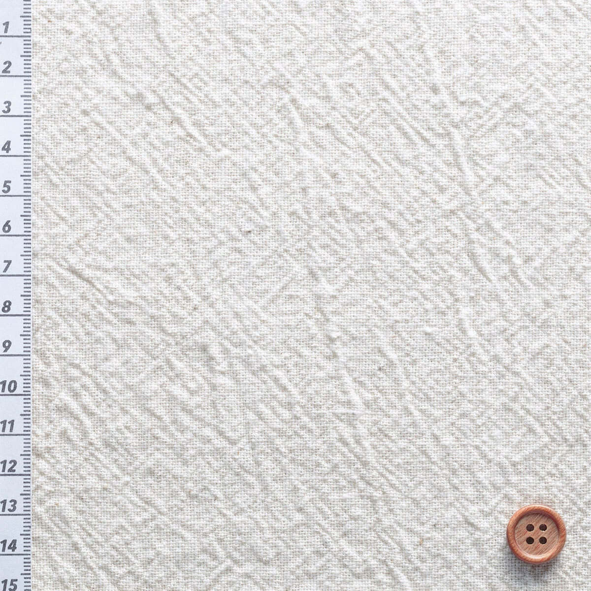 Japanese Cotton Fabric Fuuai ecru by the yard texture | BANSYO