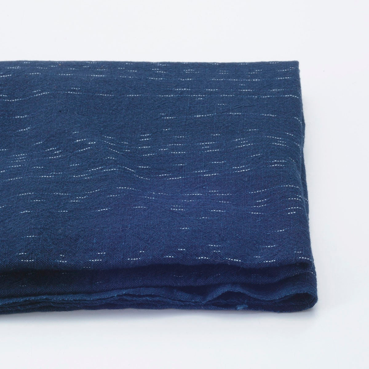Japanese Indigo kasuri fabric Kosame-Shima drizzle stripes – yard fabric pattern | BANSYO