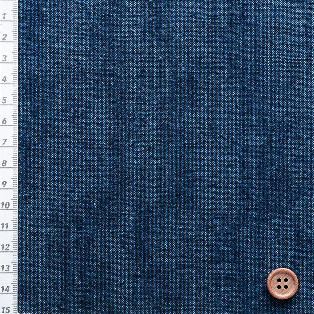 Japanese indigo fabric Mijin fragmented stripes fabric by the yard texture | BANSYO