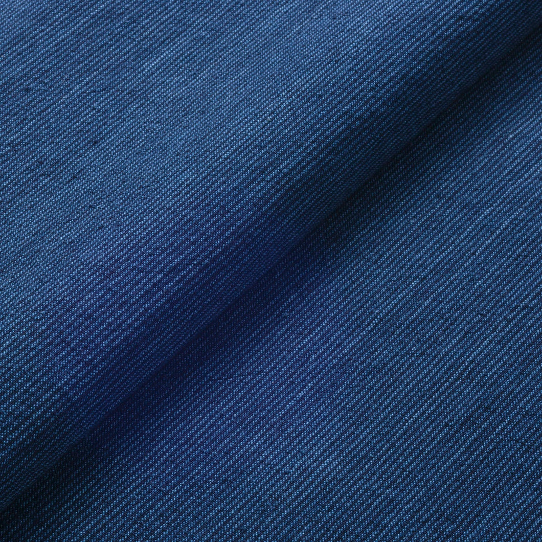 Indigo stripe fabric, Fabric by the yard, Mijin (fragmented) stripes