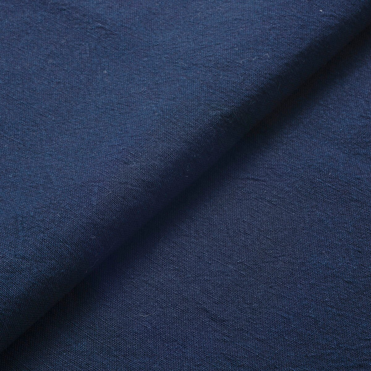 Japanese Indigo Heavy Cotton Fabric Fushi-ori 119cm Width – Yard close up | BANSYO