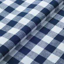 Load image into Gallery viewer, Japanese checkered fabric by the yard, Benkei
