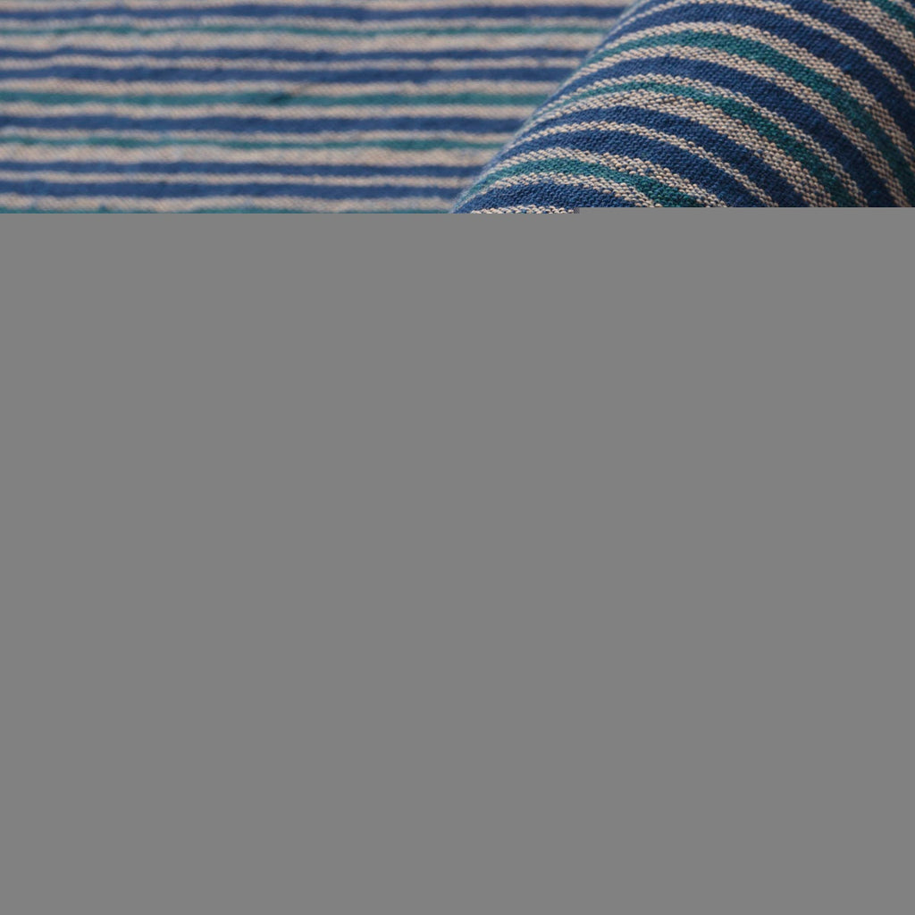 Japanese Indigo Cotton fabric Koiki-shima stripe by the yard product image | BANSYO