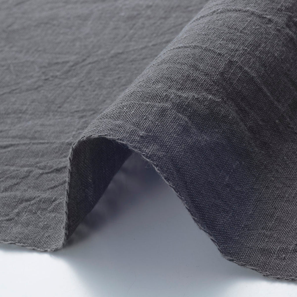 Japanese Cotton Fabric Fushi-ori Thin Gray Hand-Dyed Sumizome by the yard detail | BANSYO