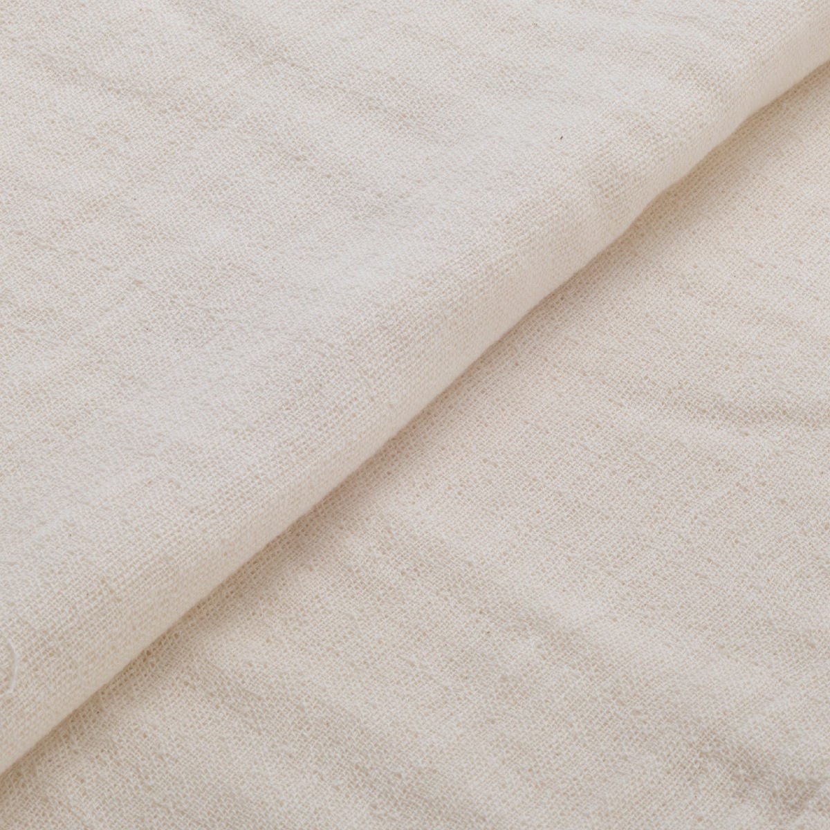 Japanese Premium Gauze ecru fabric Senshu 2.5-layered close up | BANSYO