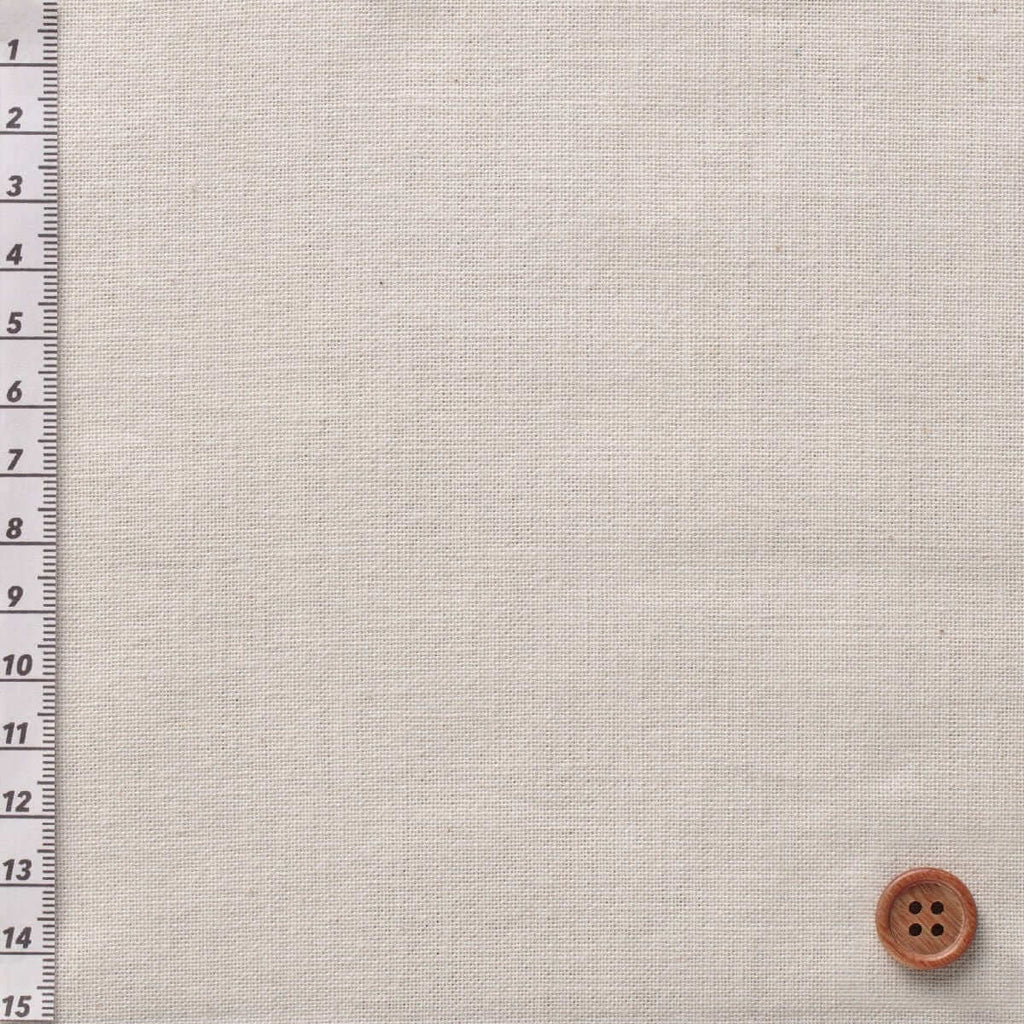 Japanese cotton light fabric Ise ecru by the yard texture | BANSYO