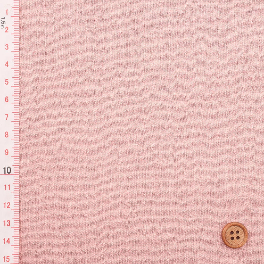 Japanese premium fabric Fuuai-Akane madder natural plant dyed crepe lightweight cotton fabric by the yard texture | BANSYO