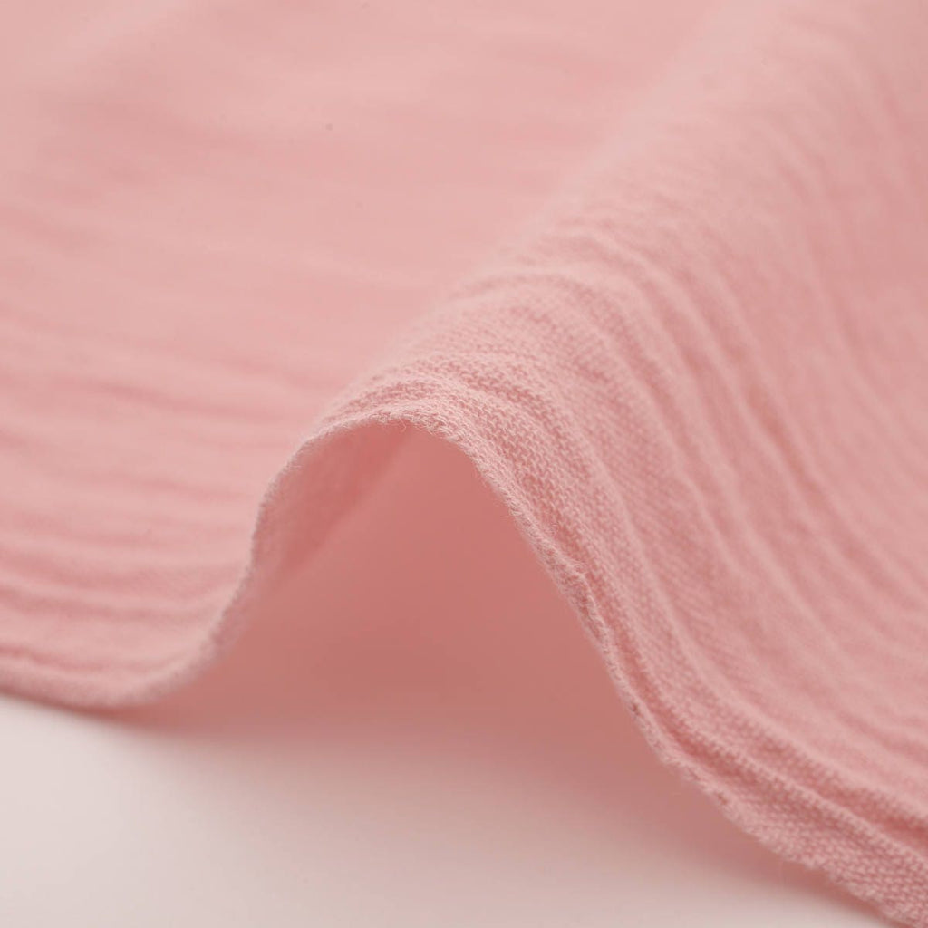 Japanese premium fabric Fuuai-Akane madder natural plant dyed crepe lightweight cotton fabric by the yard detail | BANSYO