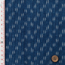 Load image into Gallery viewer, Kasuri fabric by the yard, Den-en (rural)
