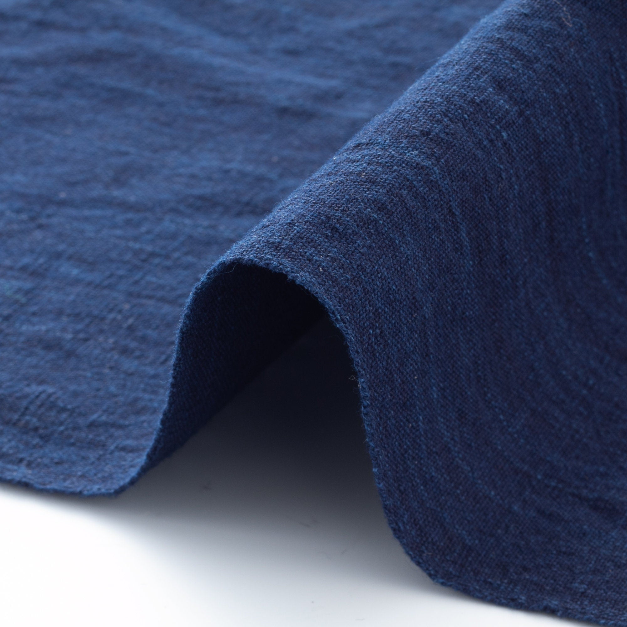 Japanese Indigo Cotton Fabric Matsusaka Hand-Dyed – Half Yard detail | BANSYO