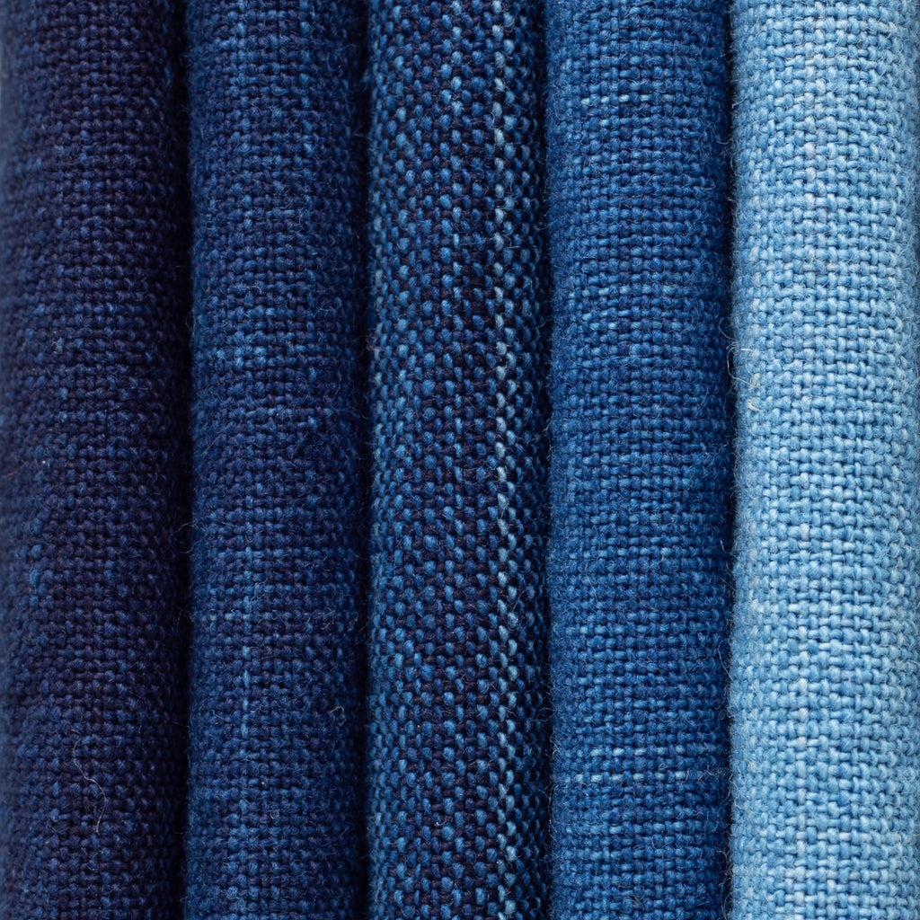 Japanese Indigo Cotton Fabric Matsusaka Hand-Dyed – Half Yard product image | BANSYO