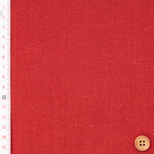 Load image into Gallery viewer, Vermillion fabric by the yard, Fushi-ori (vermilion)
