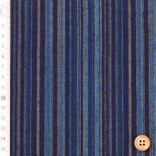 Load image into Gallery viewer, Japanese cotton fabric by the yard, stripe, Multicolored Ran (disordered),
