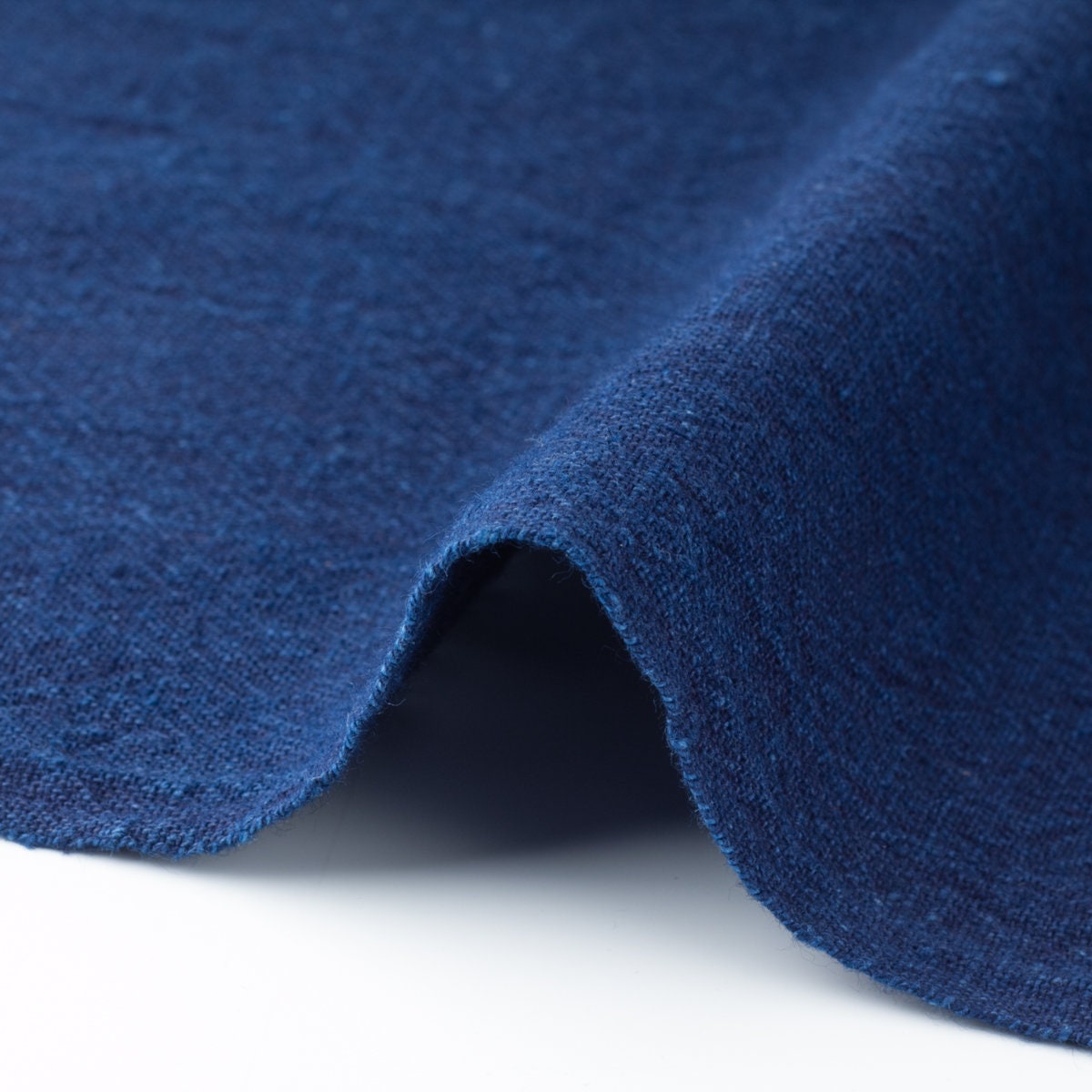 Japanese Indigo Cotton Fabric Fuuai Thick Weave 100cm Width – Yard detail | BANSYO