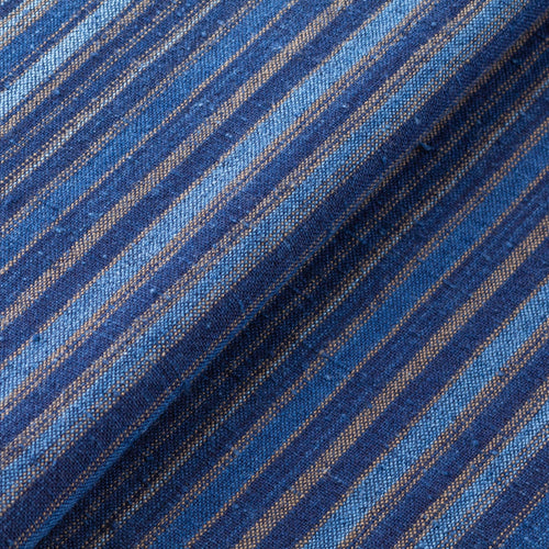 Japanese cotton fabric multicolored ran disordered stripe  –  yard close up | BANSYO