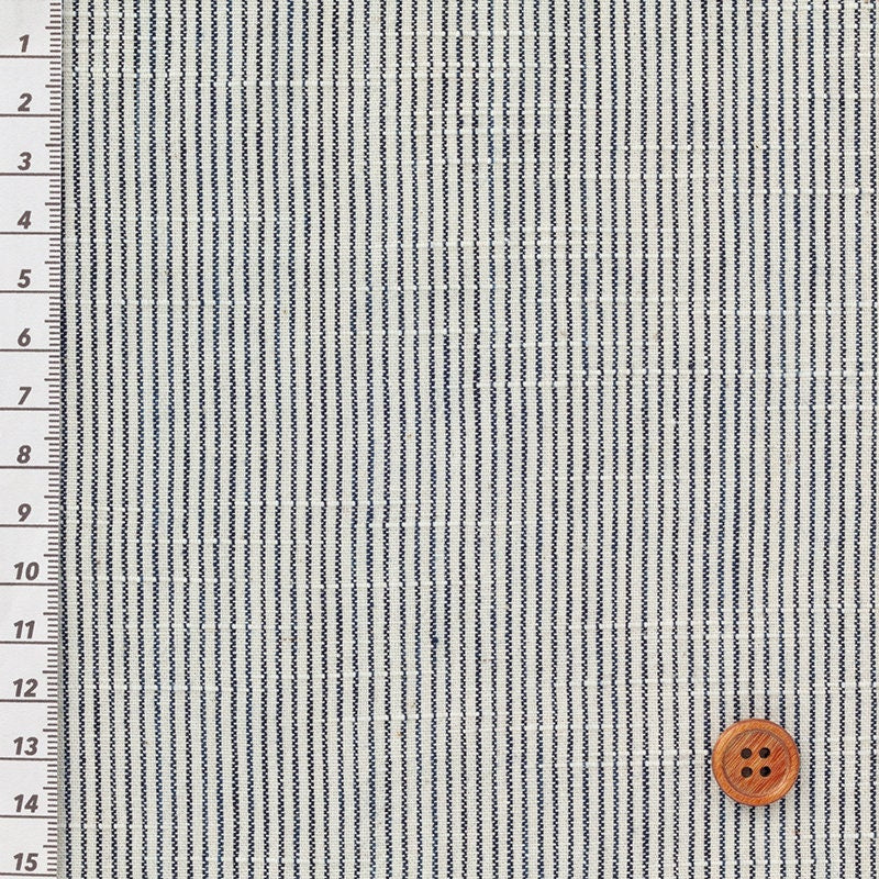 Japanese Premium fabric Shiro shima White stripes by the yard texture | BANSYO