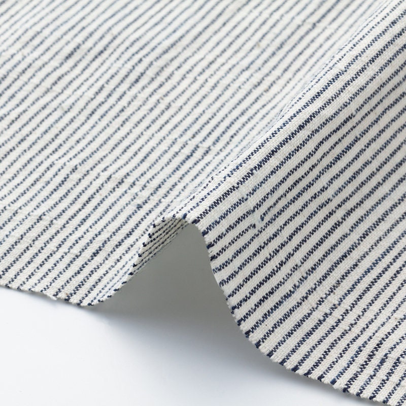 Japanese fabric by the yard, Shiro-shima(White stripes)