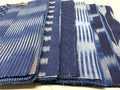 Japanese Indigo Scrap fabric Set 10-Piece Bingo Fushiori Kasuri product image a | BANSYO
