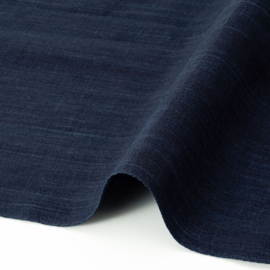 Authentic Japanese Indigo-Dyed Matsusaka Cotton Thick Dark Blue Fabric – 100% Cotton, 40cm Width