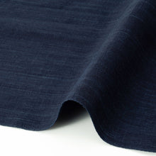 Load image into Gallery viewer, Japanese indigo Cotton Fabric By the yard, Matsusaka Cotton thick dark blue (pure indigo)
