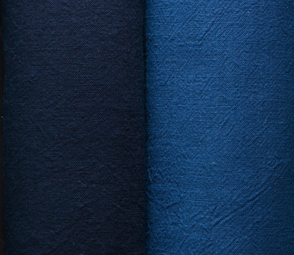 Japanese Indigo Heavy Cotton Fabric Fushi-ori 119cm Width – Yard full view | BANSYO