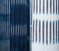Indigo Tie-Dye Cotton Fabric by the yard– Han-Kasuri Style from Japan – For Sewing and Craft Projects