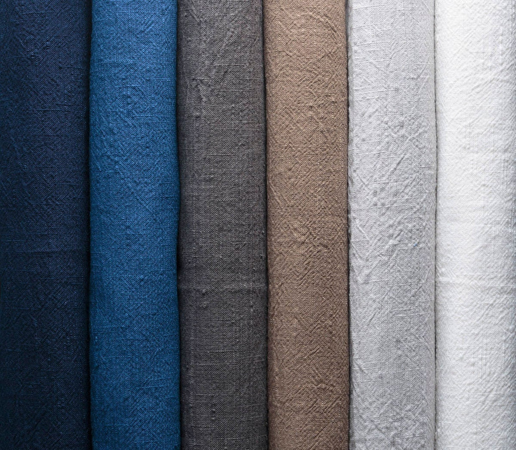 Japanese Slub Cotton Fabric – Futo-fushi – Midweight Textured Weave by the Yard