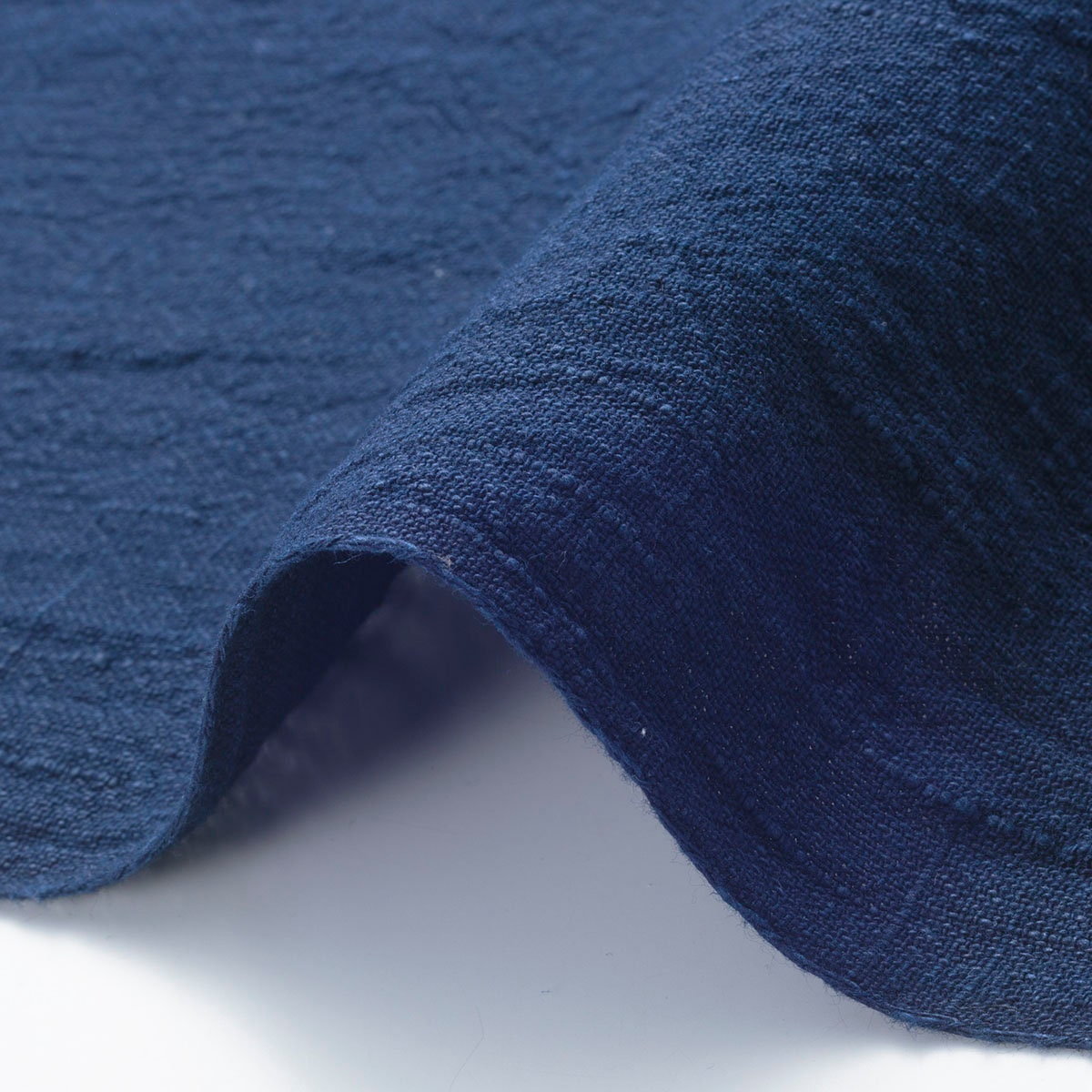 Japanese Slub Cotton Fabric – Futo-fushi – Midweight Textured Weave by the Yard
