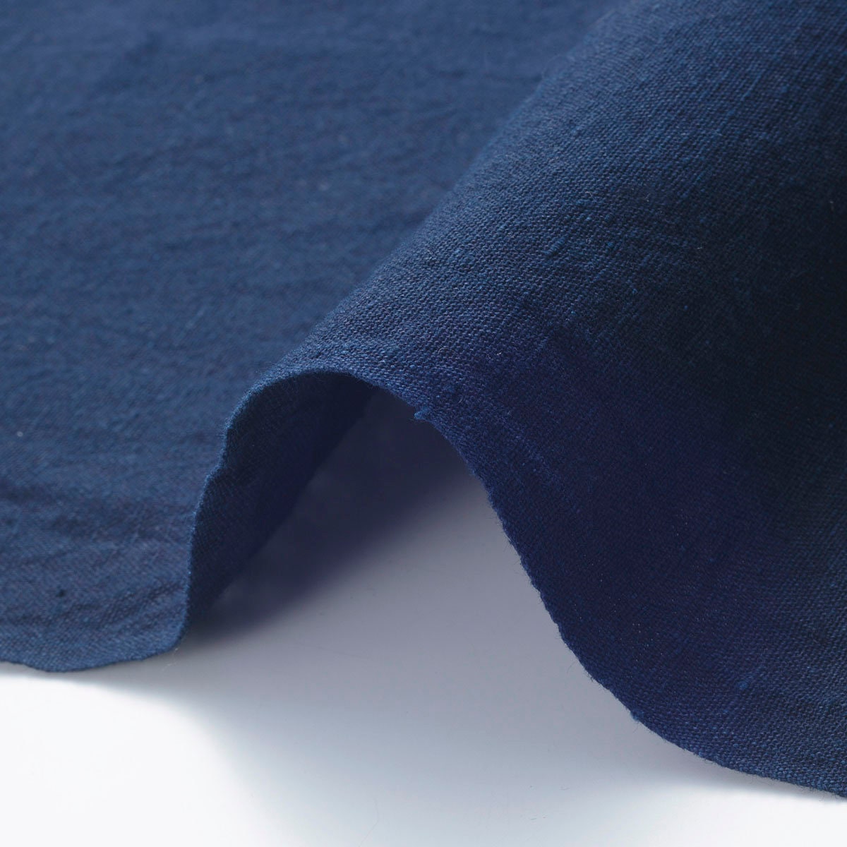 Authentic Japanese Fushi-ori Cotton Fabric – Hand-Dyed Plain Weave by the Yard