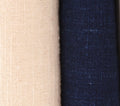 Indigo-Dyed Cotton Hemp Fabric by the yard– Menasa Fushiori from Japan – Light & Breathable