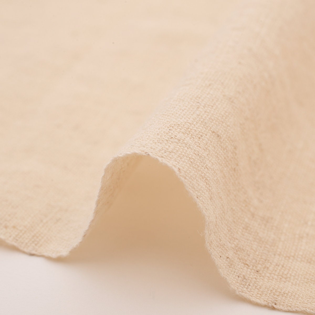 Indigo-Dyed Cotton Hemp Fabric by the yard– Menasa Fushiori from Japan – Light & Breathable