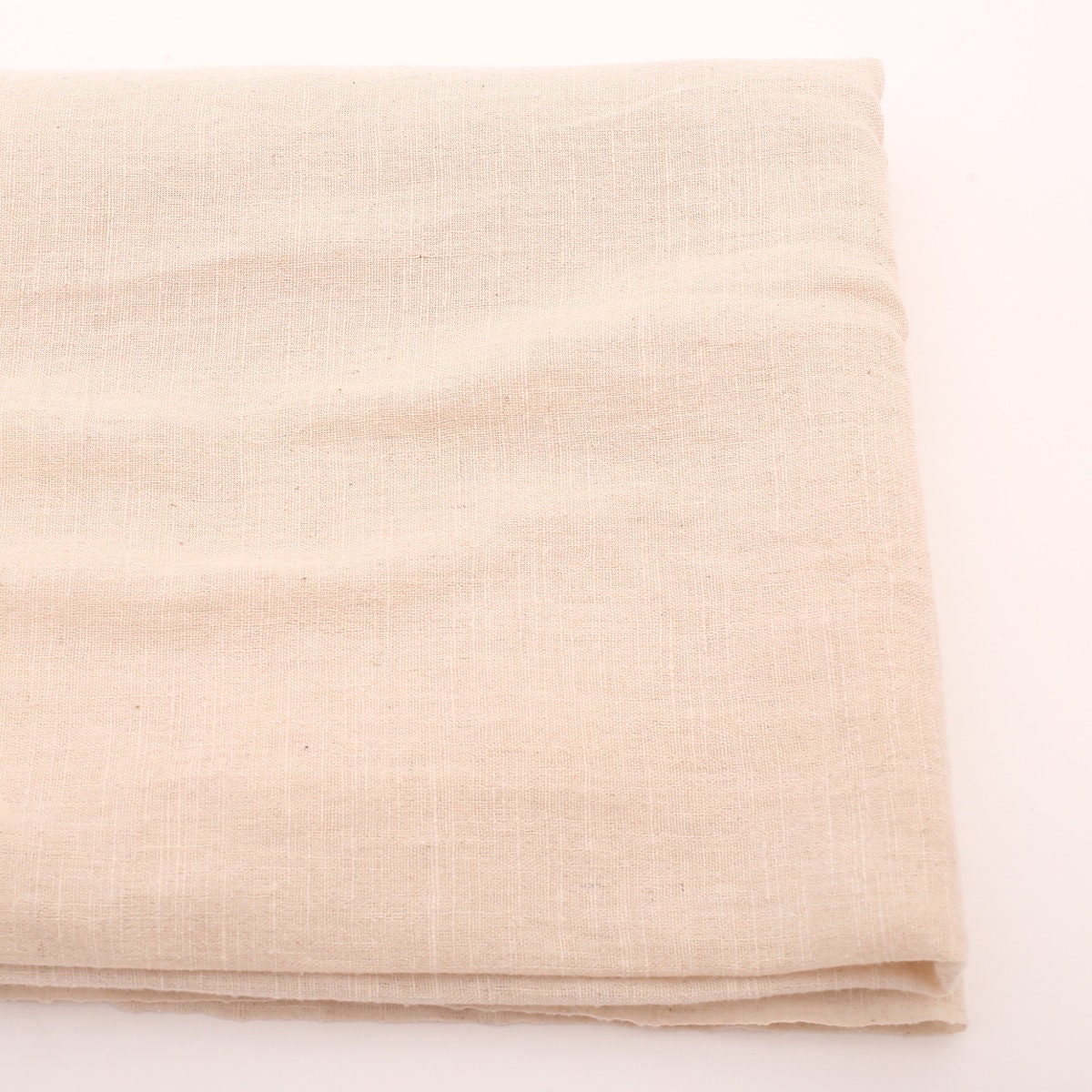 Indigo-Dyed Cotton Hemp Fabric by the yard– Menasa Fushiori from Japan – Light & Breathable