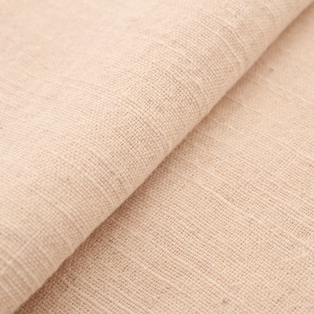 Indigo-Dyed Cotton Hemp Fabric by the yard– Menasa Fushiori from Japan – Light & Breathable
