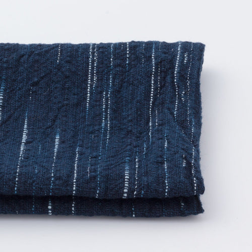 Japanese Cotton Fabric Hakeme brush marks blue and white By the yard fabric pattern | BANSYO